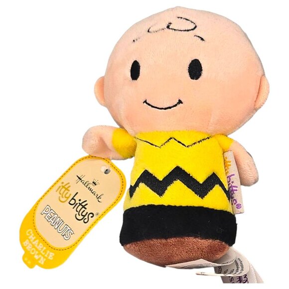 Hallmark Itty Bittys Plush Set of 4 Peanuts Gang Charlie Brown Linus Lucy Snoopy - Picture 14 of 16